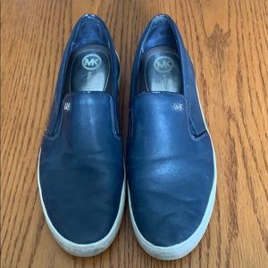 Michael Kors leather slip on - Navy